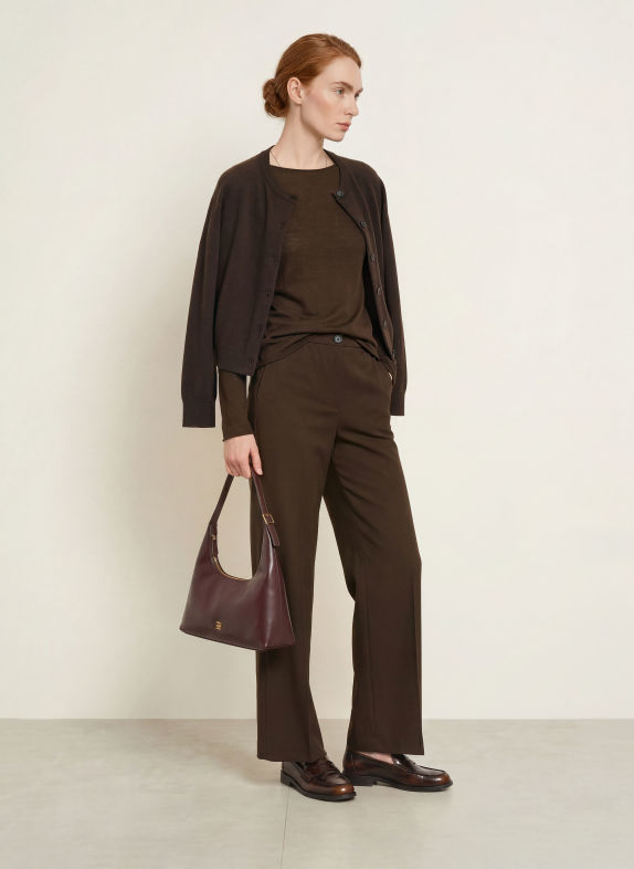 Marc O'Polo Marlenehose BRAUN