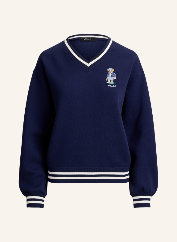 RLX RALPH LAUREN Sweatshirt DARK BLUE / WHITE