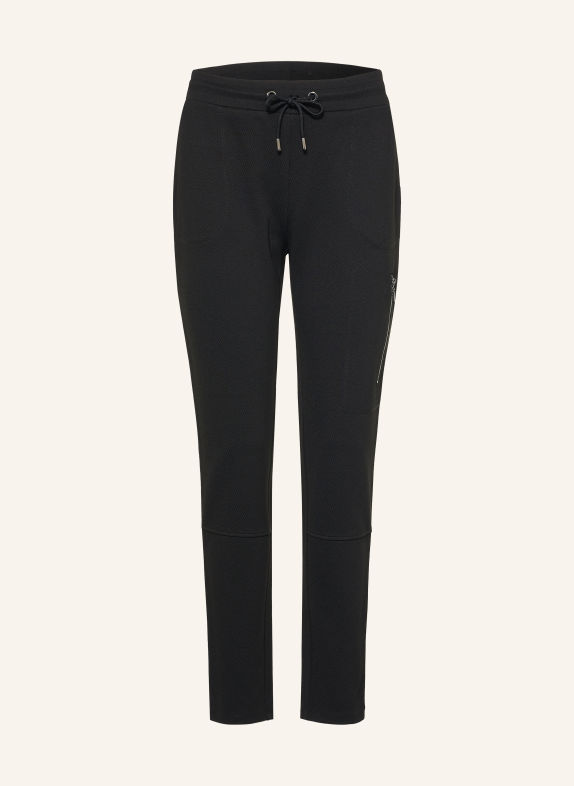 monari Broek in joggingstijl ZWART