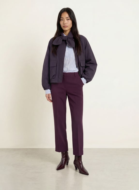 Rich & Royal 7/8 broek DONKERPAARS