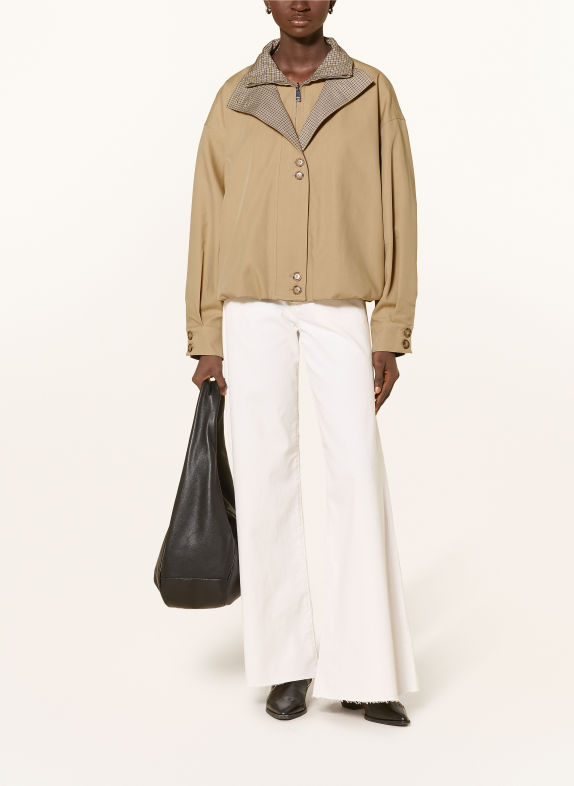 Rich & Royal Blouson met pas LICHTBRUIN
