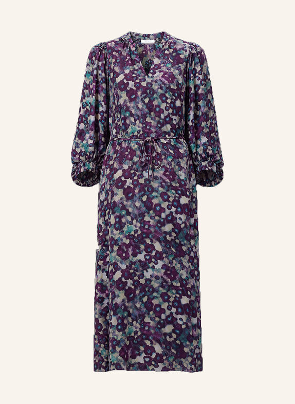 Rich & Royal Dress DARK PURPLE / ECRU / TEAL