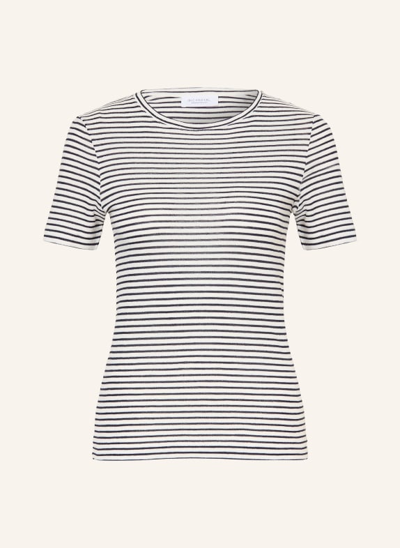 Rich & Royal T-shirt with glitter yarn DARK BLUE / SILVER / WHITE