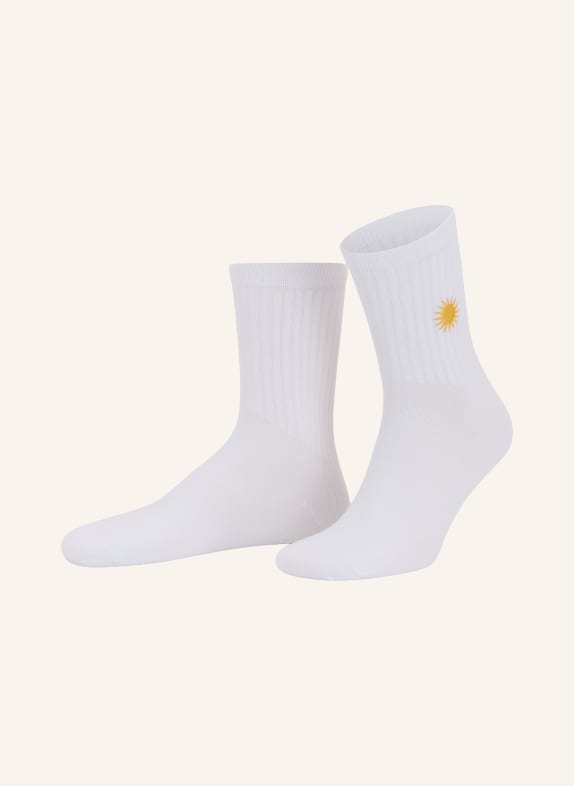 NBDC SUN Socks WHITE / YELLOW