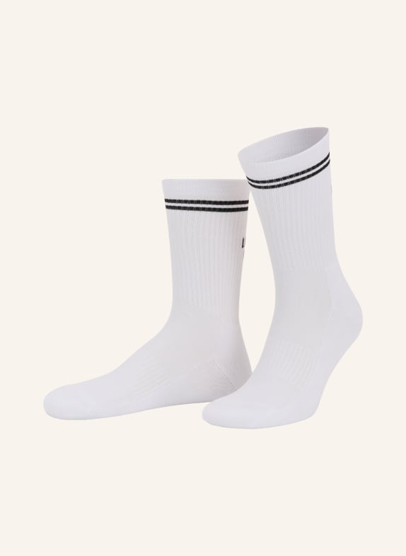 NBDC Socks: LATE BUT GREAT RETRO WHITE / BLACK