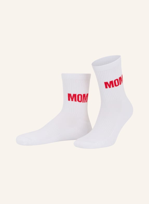 NBDC MOM Red Socks WHITE / RED / BLACK
