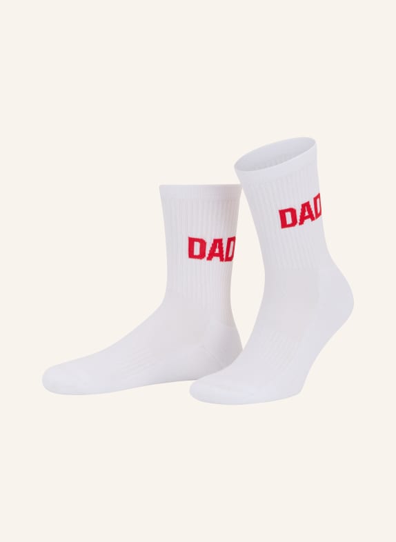NBDC Sokken DAD ROOD WIT / ROOD / ZWART