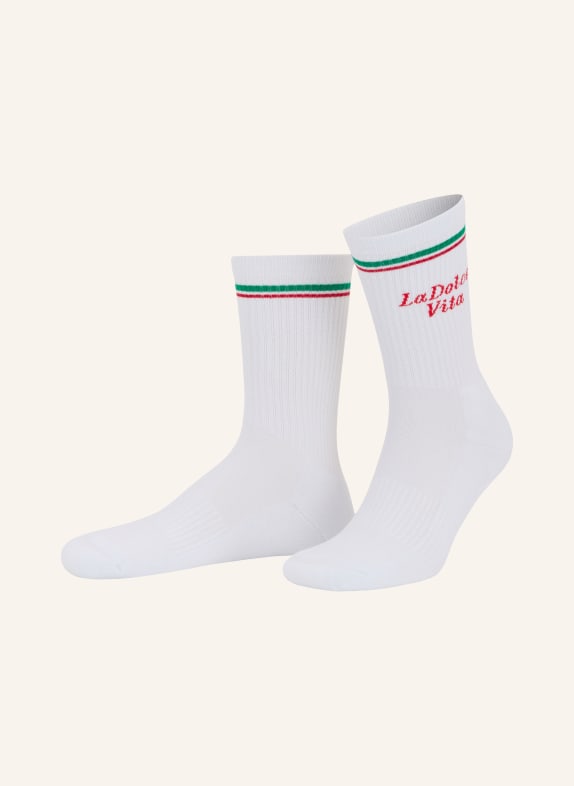 NBDC LA DOLCE VITA Socks WHITE / RED / GREEN