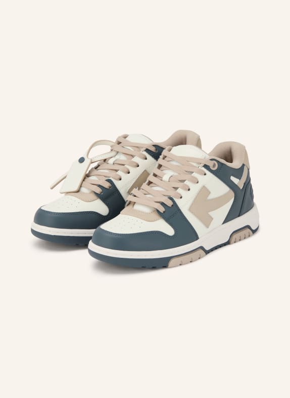 Off-White Sneaker OUT OFF OFFICE PETROL / BEIGE / CREME