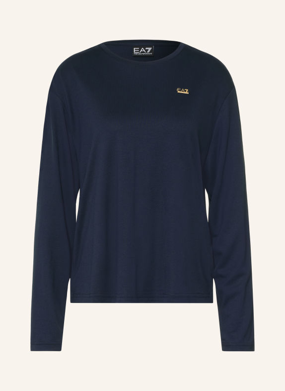 EA7 EMPORIO ARMANI Longsleeve TRAIN CORE DUNKELBLAU