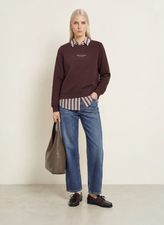 Marc O'Polo Sweatshirt DARK BROWN
