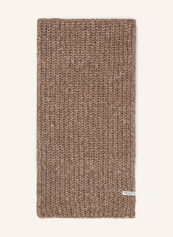 Marc O'Polo Schal DUNKELBRAUN / BEIGE / WEISS