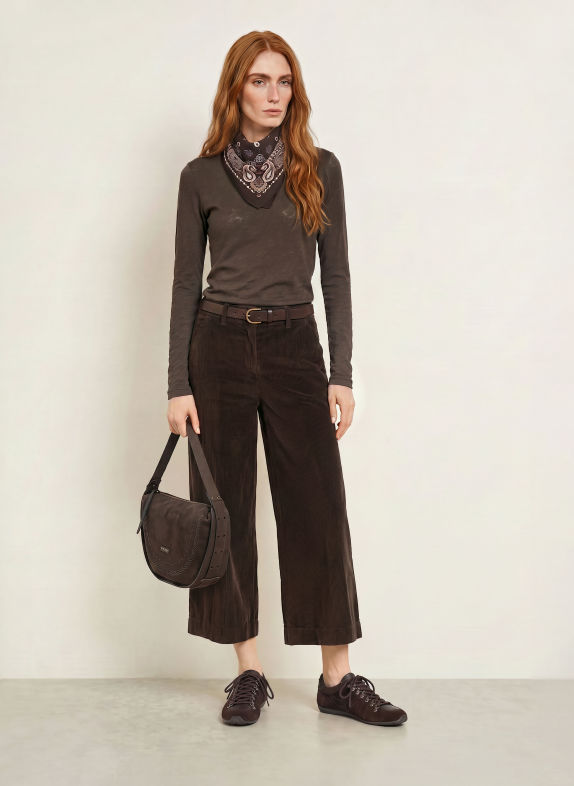 Marc O'Polo Longsleeve DUNKELBRAUN