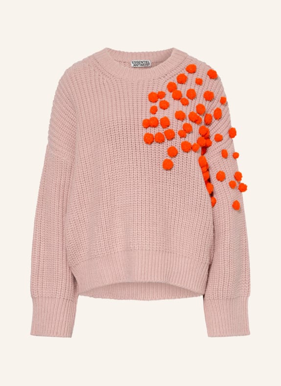 ESSENTIEL ANTWERP Pullover KOSTAR ROSÉ / NEONORANGE