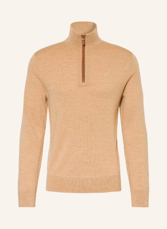 RLX RALPH LAUREN Troyer aus Merinowolle CAMEL