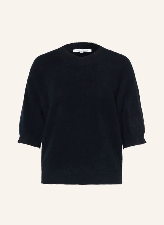 SAINTE MER Knit shirt with merino wool BLACK