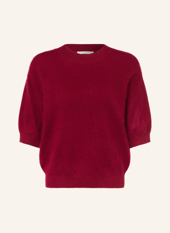SAINTE MER Knit shirt with merino wool DARK RED