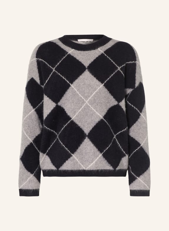 SAINTE MER Sweaters with merino wool DARK BLUE / GRAY / WHITE
