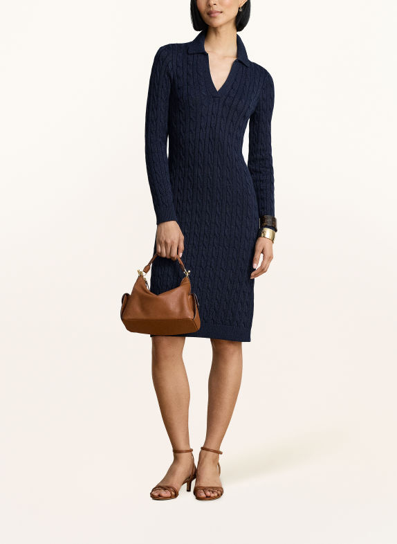 LAUREN RALPH LAUREN Gebreide jurk DONKERBLAUW