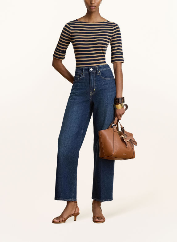 LAUREN RALPH LAUREN T-shirt DONKERBLAUW / CAMEL