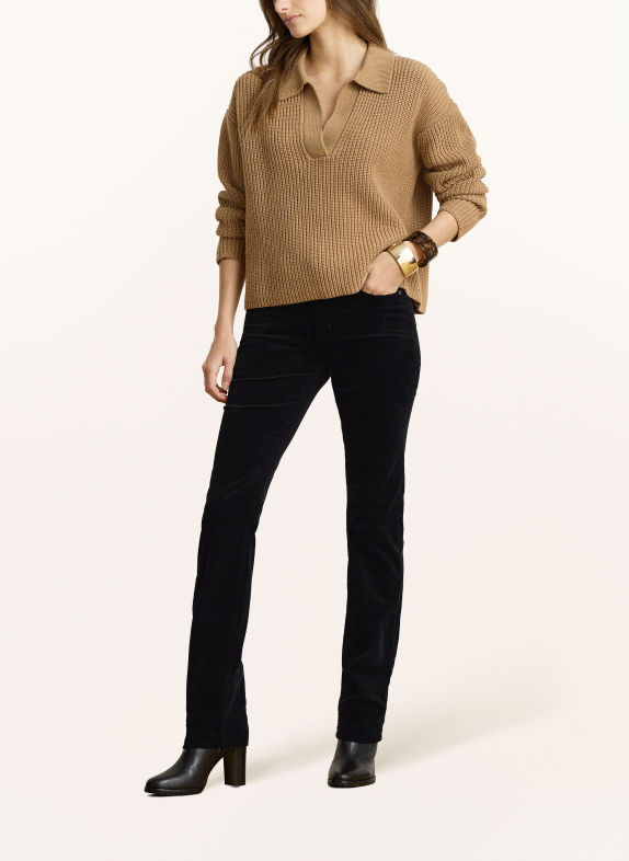 LAUREN RALPH LAUREN Pantalon en velours côtelé NOIR