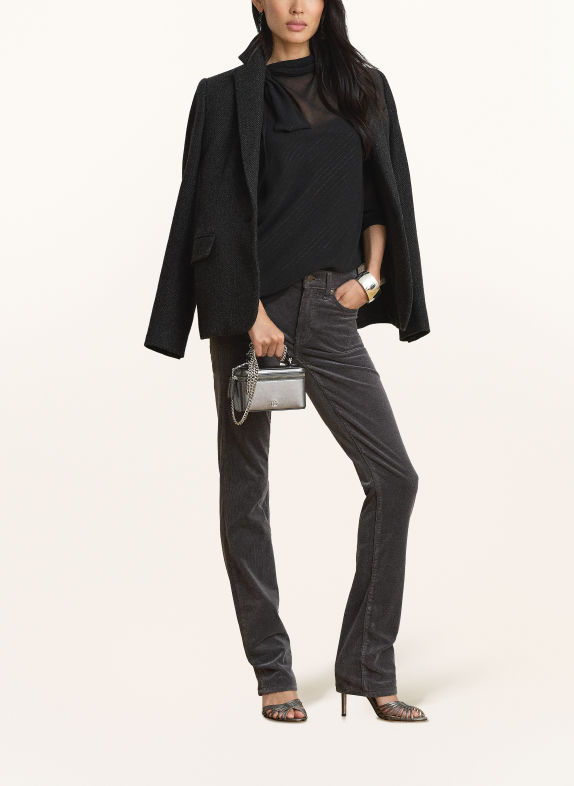 LAUREN RALPH LAUREN Pantalon en velours côtelé GRIS FONCÉ