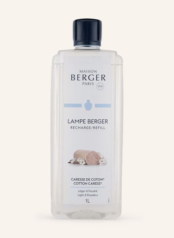 MAISON BERGER PARIS Duftlampe Nachfüller CARESSE DE COTON WEISS / SCHWARZ