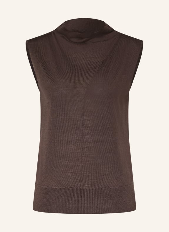 REISS Top HONEY DARK BROWN