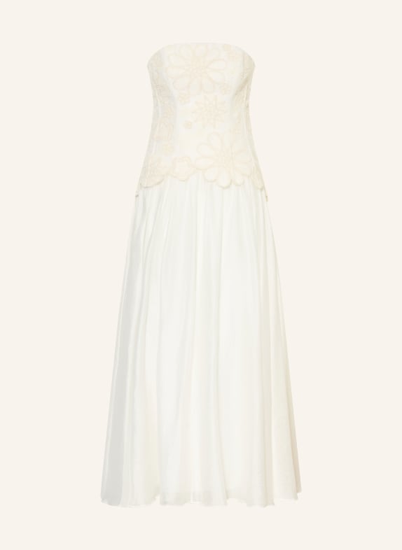 Aje. GIA Off-the-shoulder dress WHITE / CREAM