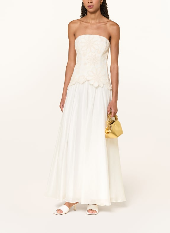 Aje. Off-Shoulder-Kleid GIA WEISS / CREME