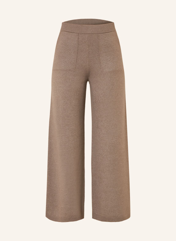 IRIS von ARNIM NIVELLE Knit Pants with Cashmere TAUPE