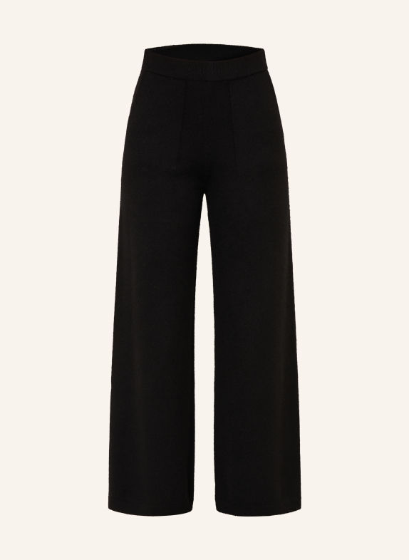 IRIS von ARNIM NIVELLE Knit Pants with Cashmere BLACK