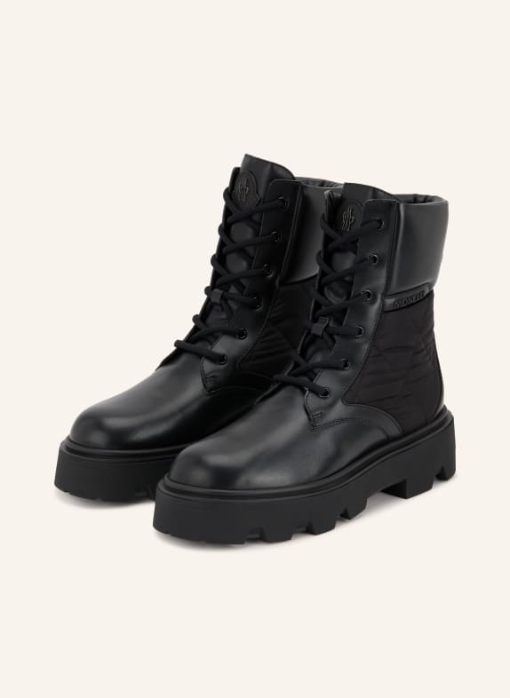 MONCLER Schnürboots AUREA SCHWARZ