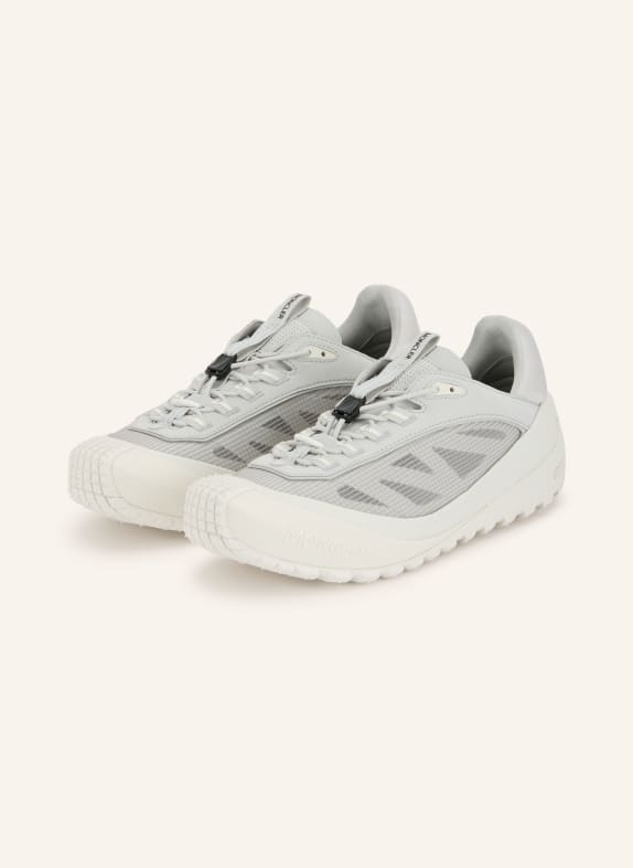 MONCLER TRAILGRIP LP Sneakers LIGHT GRAY / ECRU / GRAY