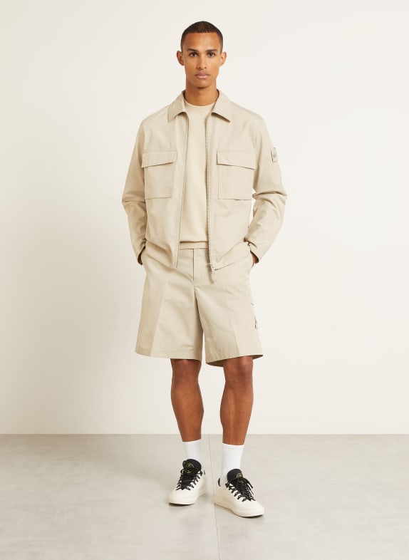 STONE ISLAND Cargoshorts GHOST Regular Fit BEIGE