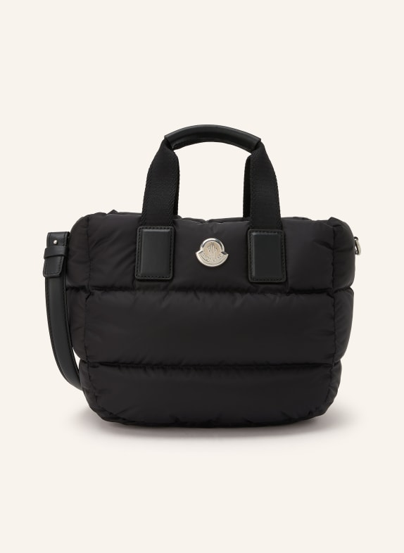 MONCLER MINI CARADOC Crossbody bag BLACK / SILVER