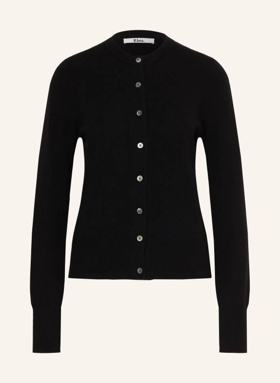 Rhea. Cashmere Cardigan BLACK