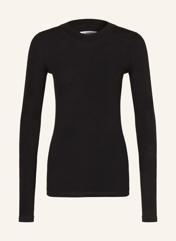 JIL SANDER Long-sleeve shirt BLACK