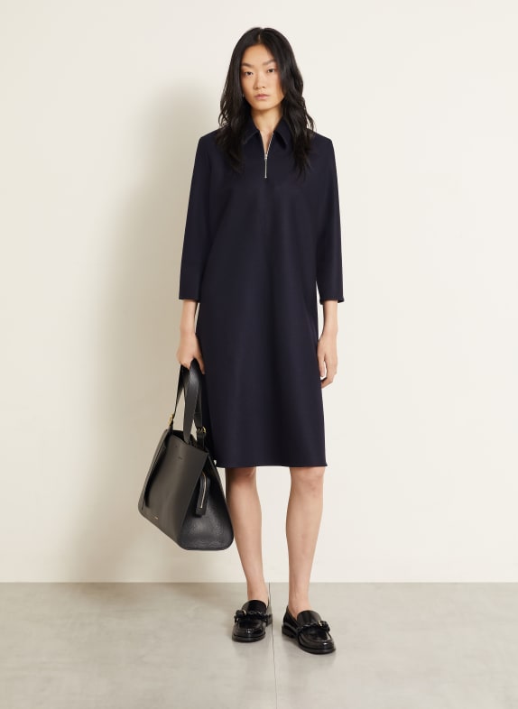 JIL SANDER Kjole med 3/4-ærmer MØRKEBLÅ