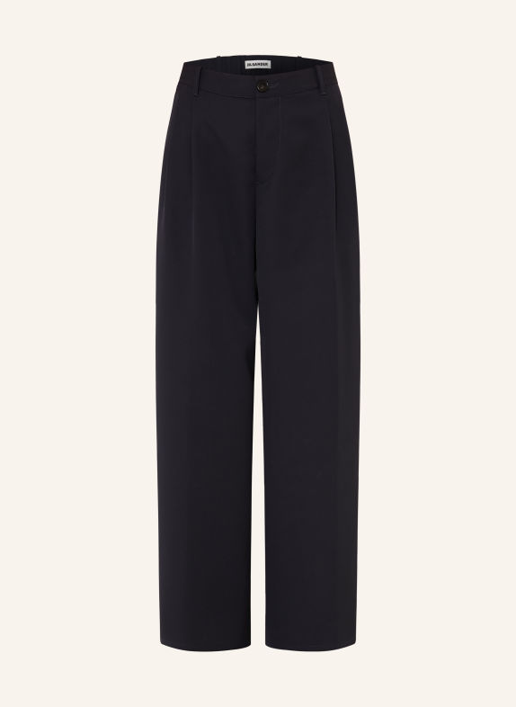 JIL SANDER Wide-leg trousers DARK BLUE