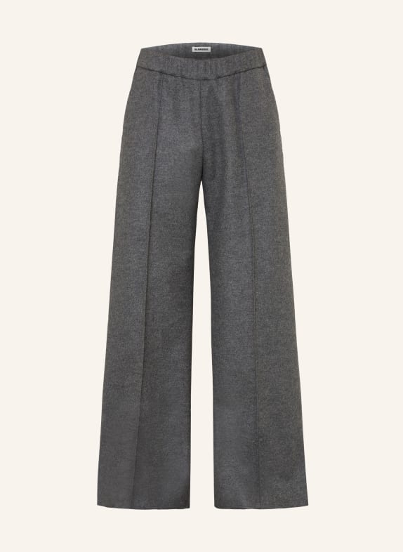 JIL SANDER Wide-leg trousers DARK GRAY