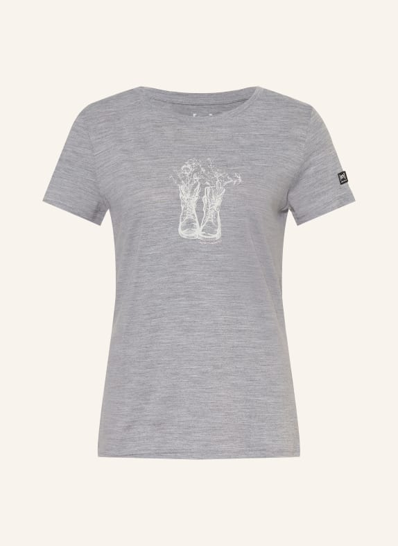 super.natural FLOWER BOOTS T-shirt GRAY