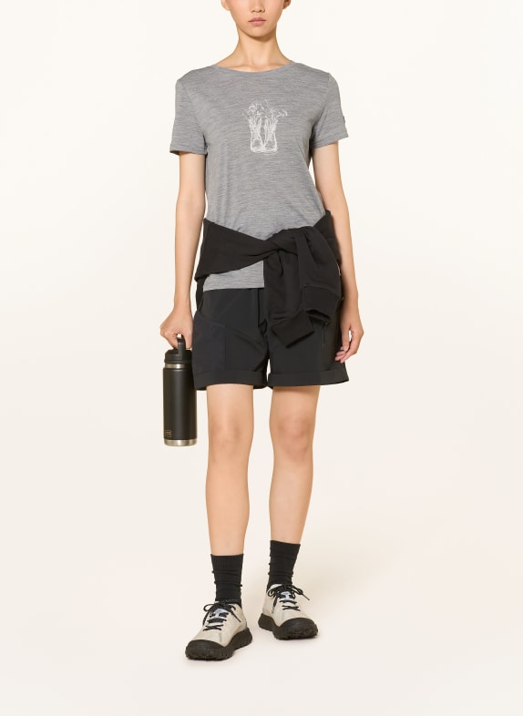 super.natural T-shirt FLOWER BOOTS GRIJS