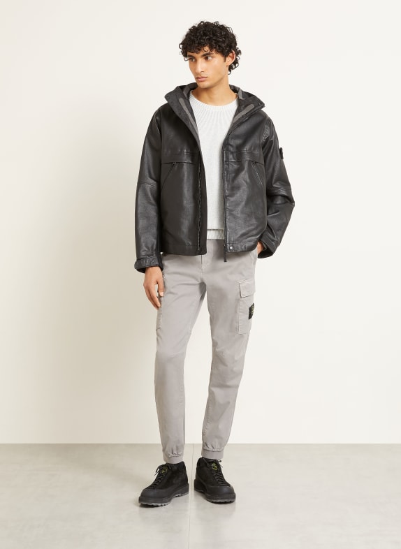 STONE ISLAND Cargobroek, regular tapered fit LICHTGRIJS