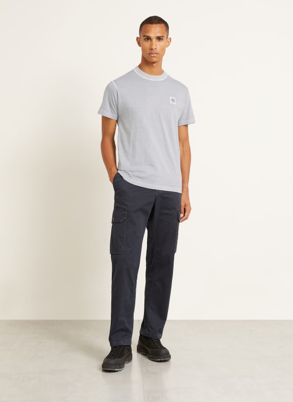 STONE ISLAND T-shirt BLEU GRIS