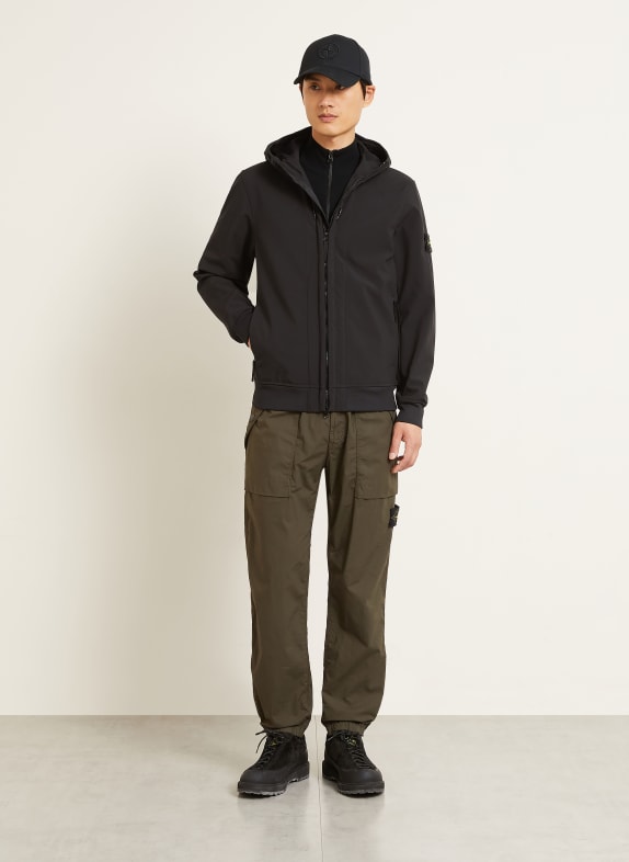 STONE ISLAND Functionele jas ZWART
