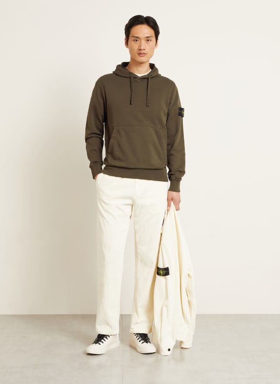 STONE ISLAND Hoodie KAKI