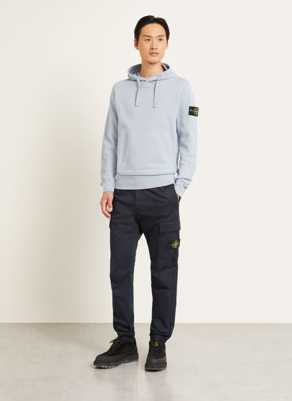 STONE ISLAND Sweat à capuche BLEU GRIS