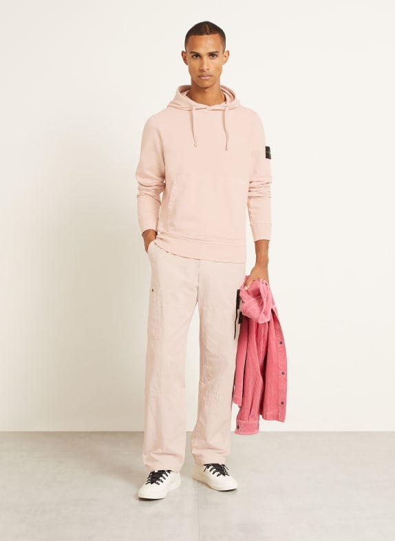 STONE ISLAND Hoodie ROSÉ