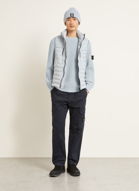 STONE ISLAND Bouclé-trui BLAUWGRIJS